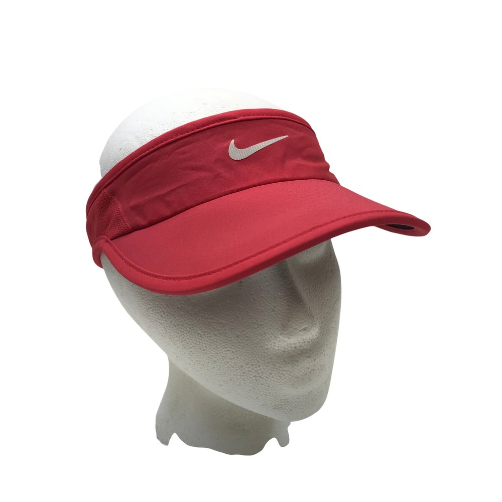 Nike Featherlight Dri-FIT Visor PinkAdjustable Athletic Running Tennis Hat